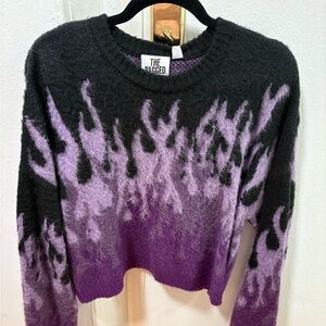 NWT The Ragged Priest Revolt Flame Knit Sweater